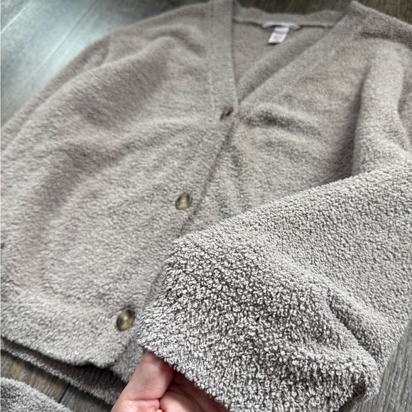 VICTORIAS SECRET Cozy Knit Cardigan Pants 2 Piece Set Pajama Home Wear Comfort S - Picture 6 of 11